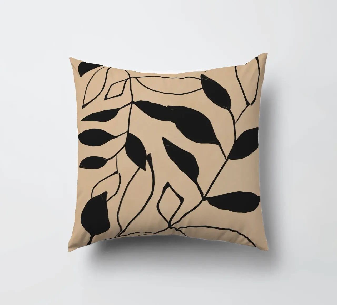 Linee botaniche cuscino da LeaDArt