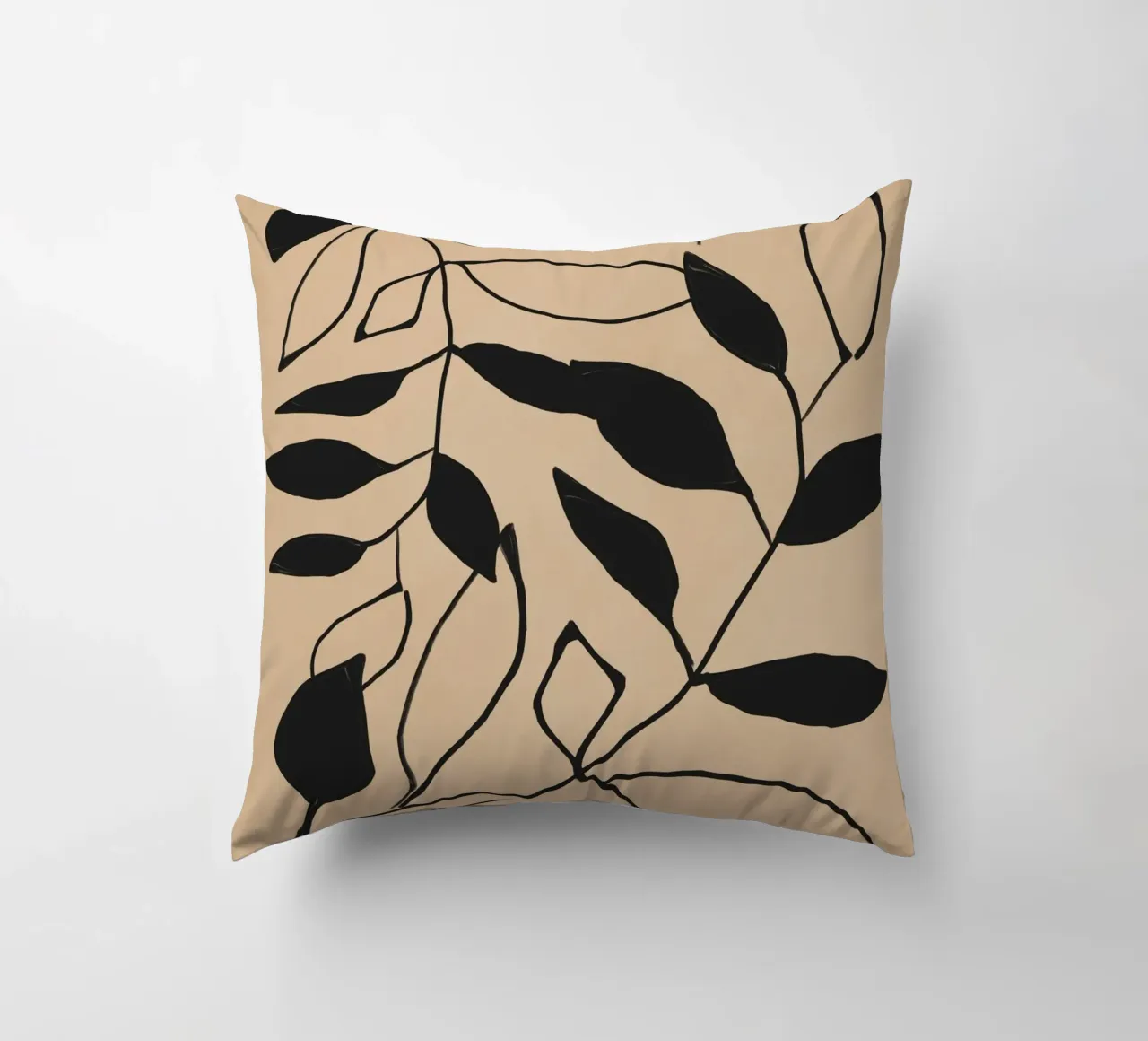 Linee botaniche cuscino da LeaDArt