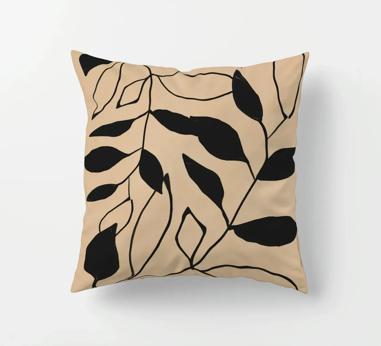 Linee botaniche cuscino da LeaDArt