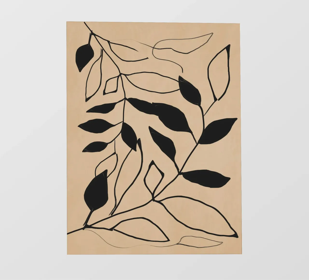 Linee botaniche pellicola backlit da LeaDArt