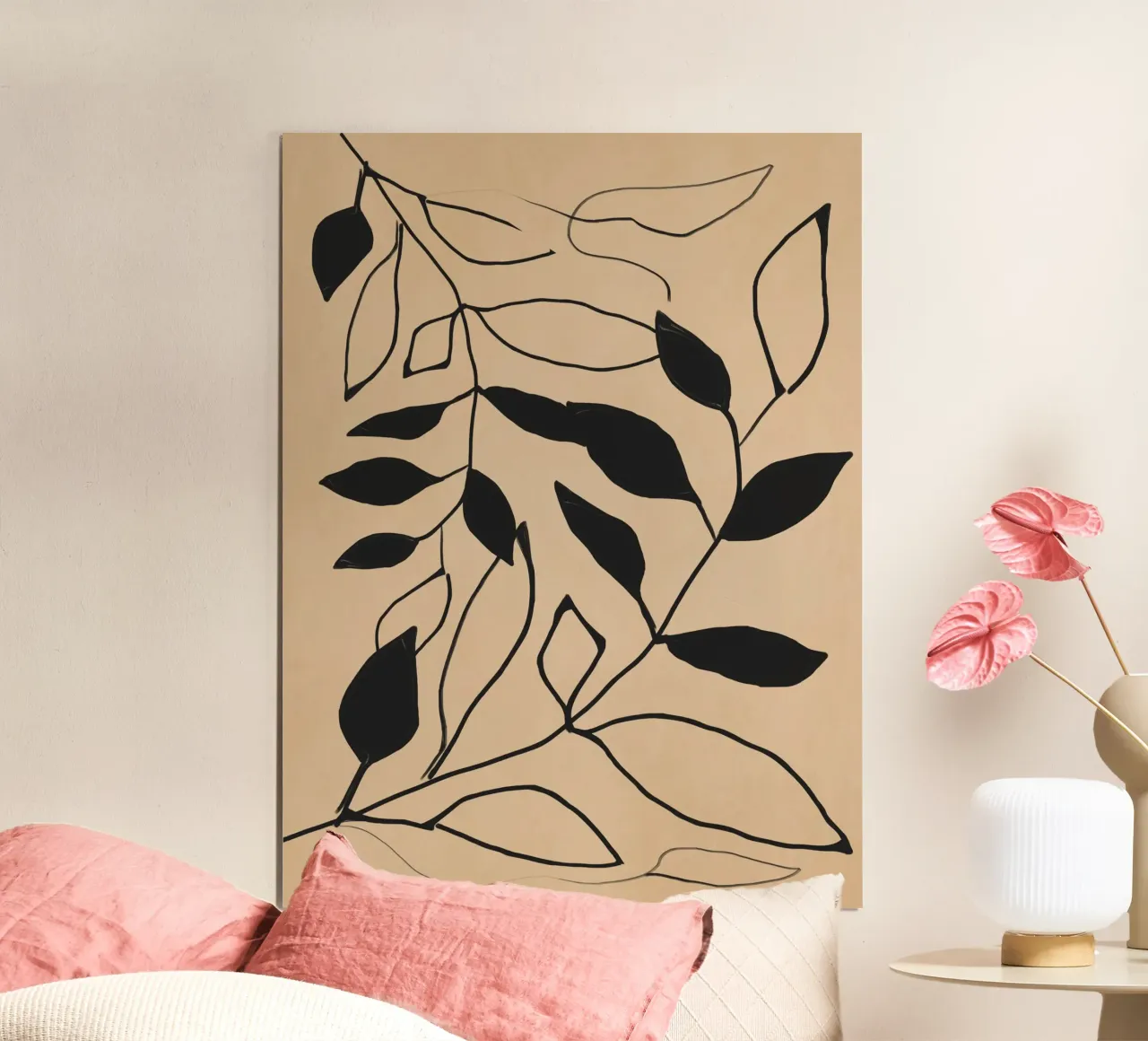 Linee botaniche poster da LeaDArt