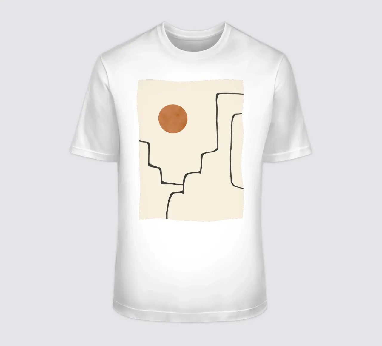 Orizzonte astratto t-shirt da LeaDArt