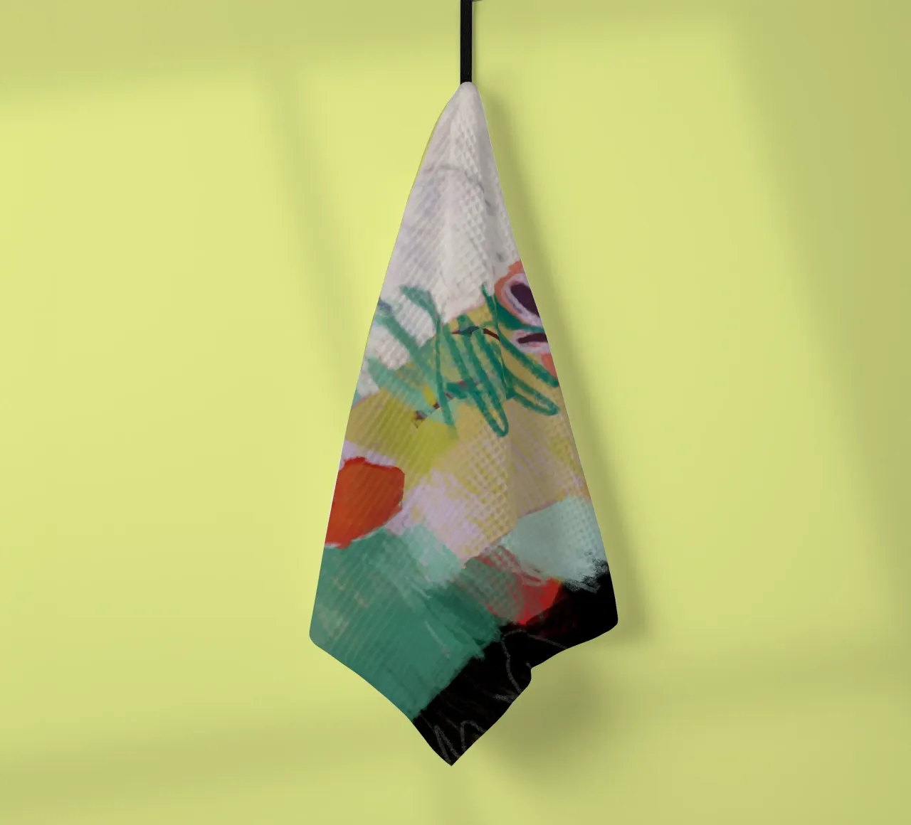 Monday morning tea towel by Silvaya