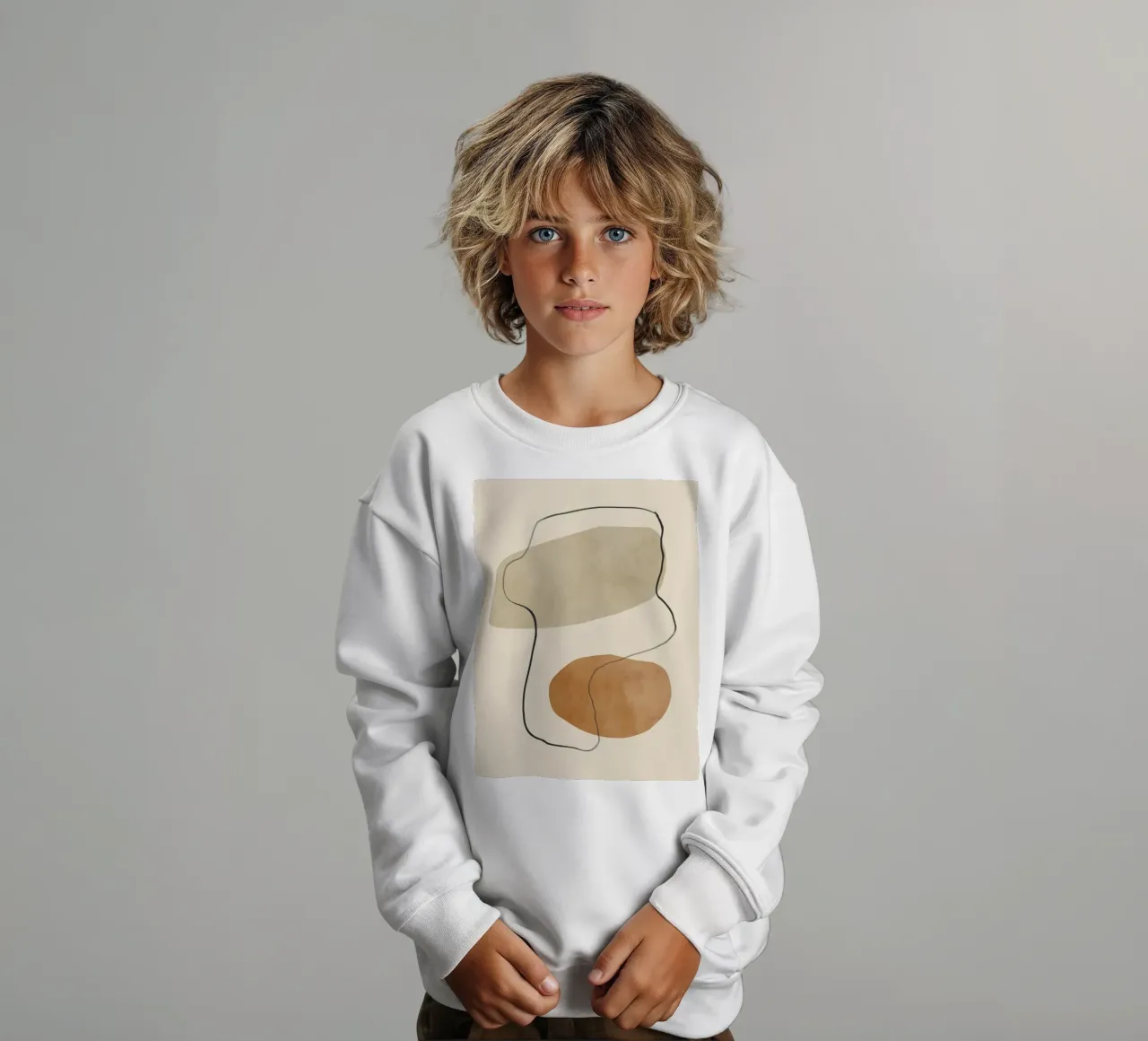 Flusso di pietra felpa bambino da LeaDArt