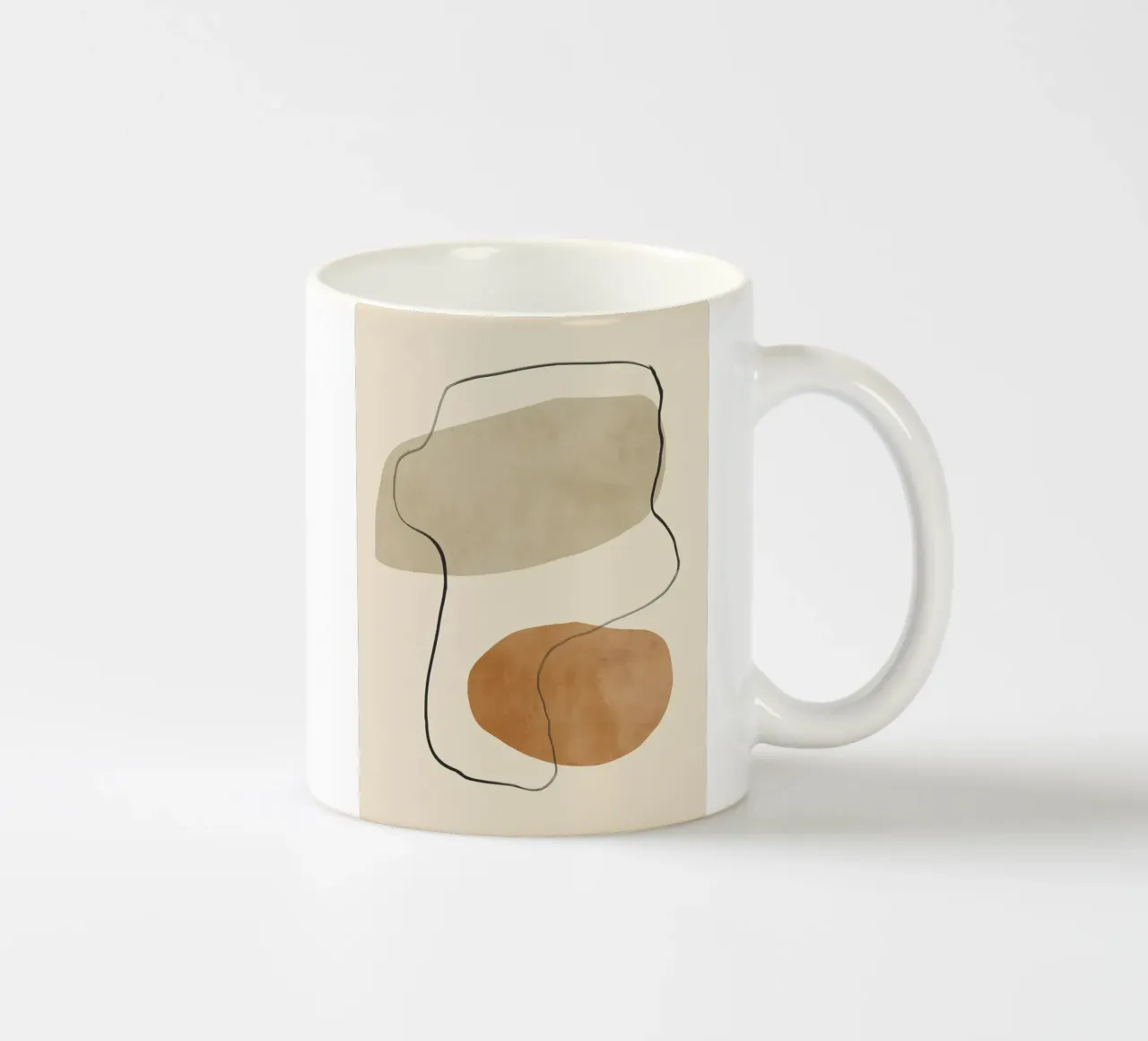 Flusso di pietra tazza in ceramica da LeaDArt