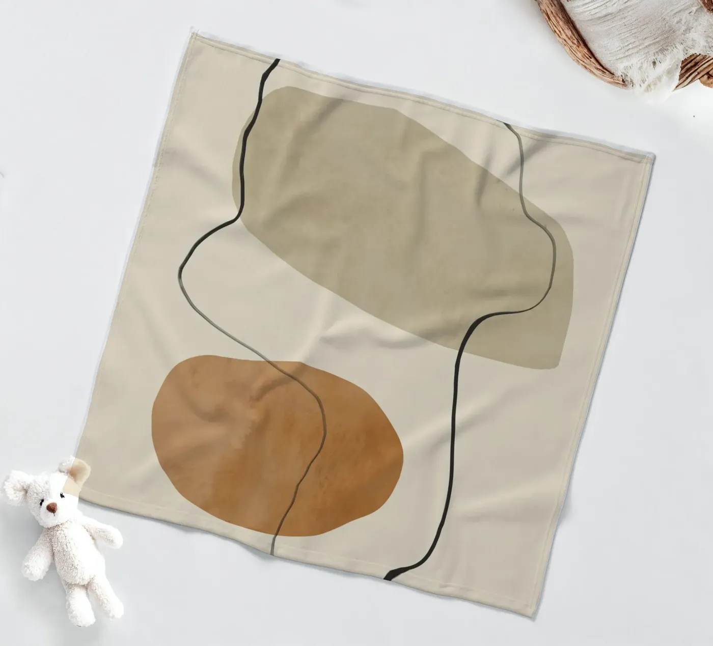 Stone Flow Fleecedecke von LeaDArt