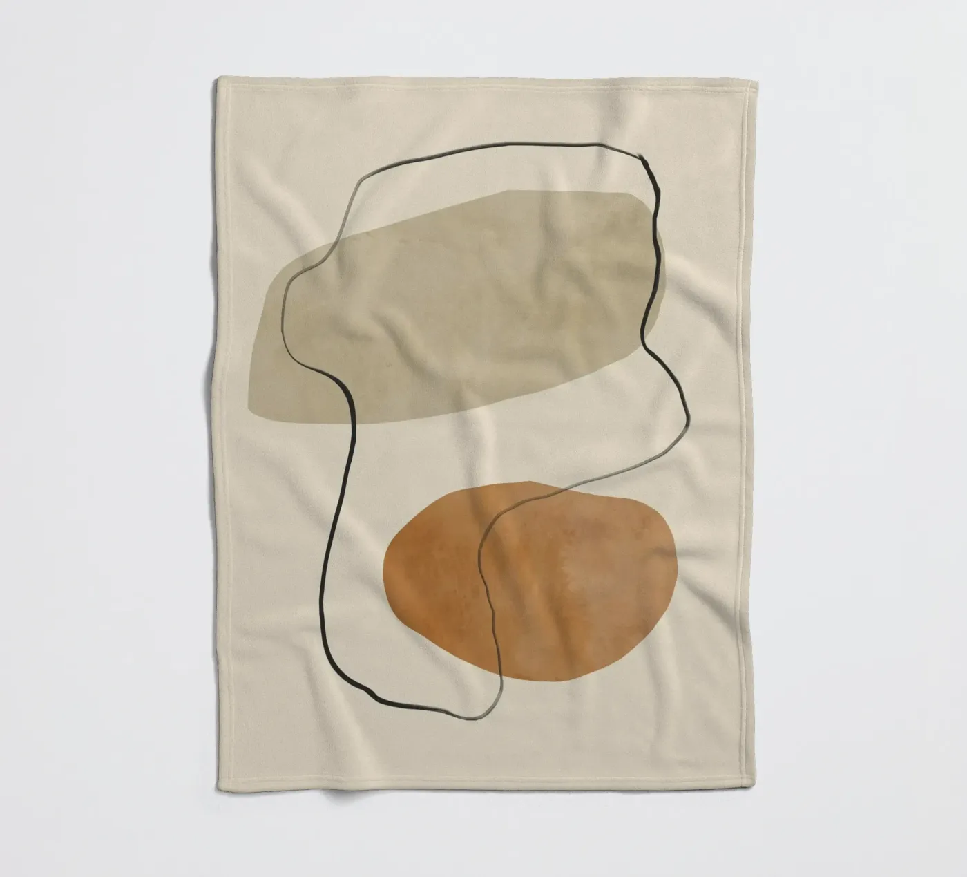 Stone Flow Fleecedecke von LeaDArt