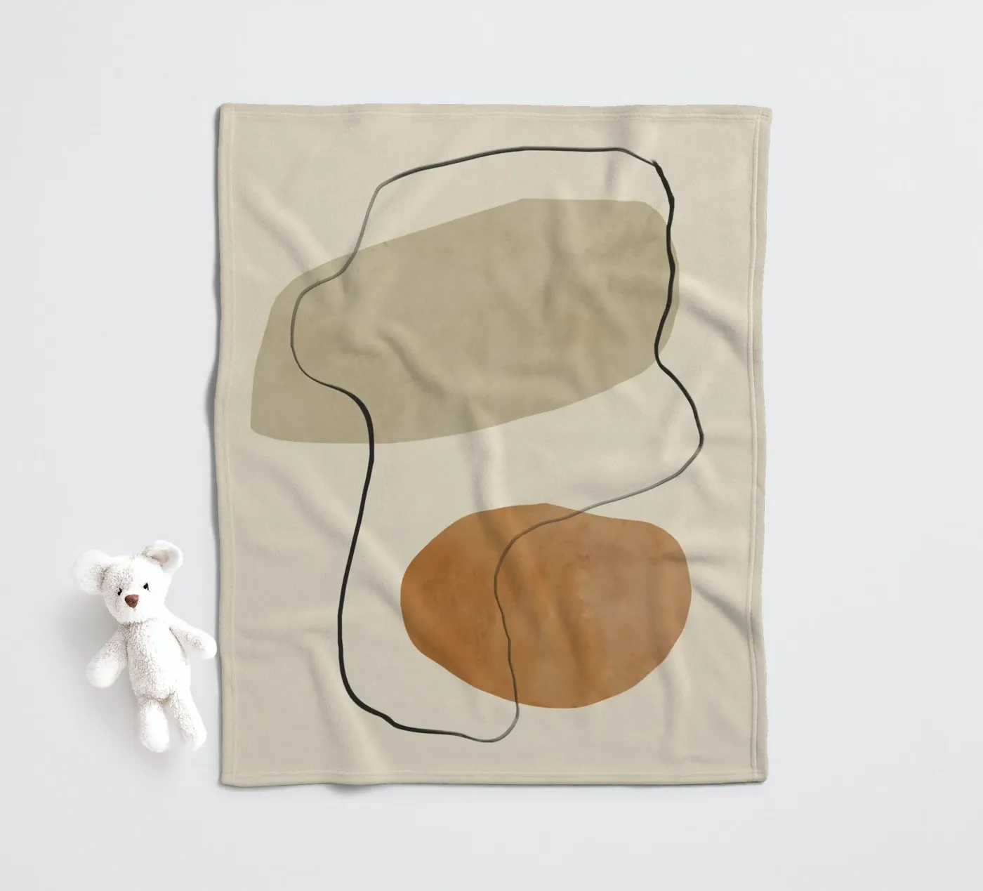 Steinfluss Fleecedecke von LeaDArt