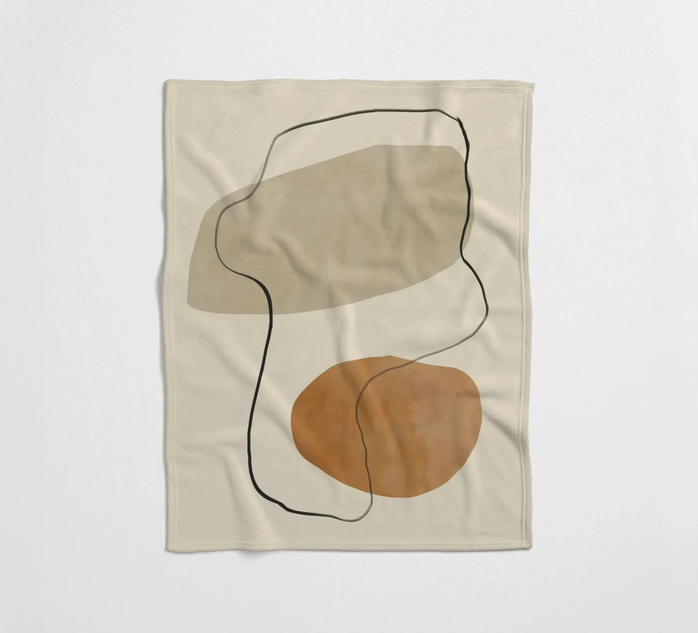 Stone Flow Fleecedecke von LeaDArt