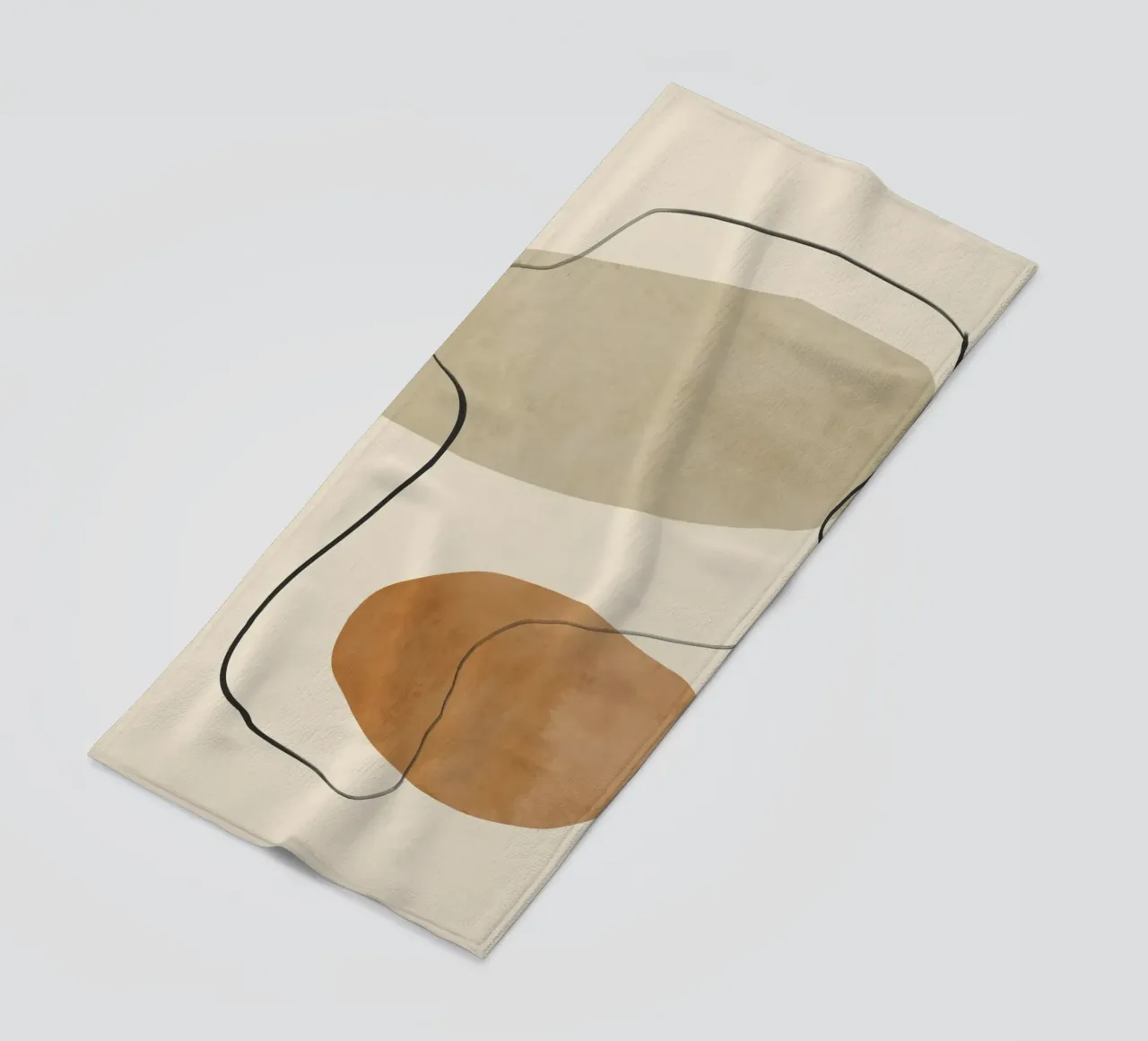 Flusso di pietra telo mare da LeaDArt