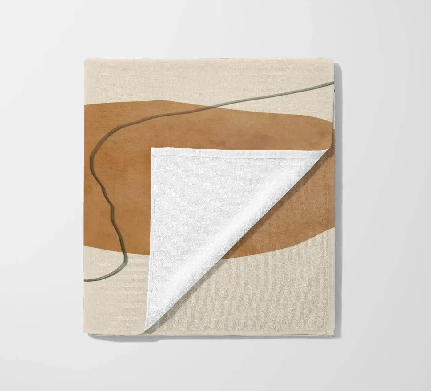 Stenen Stroom strandhanddoek van LeaDArt