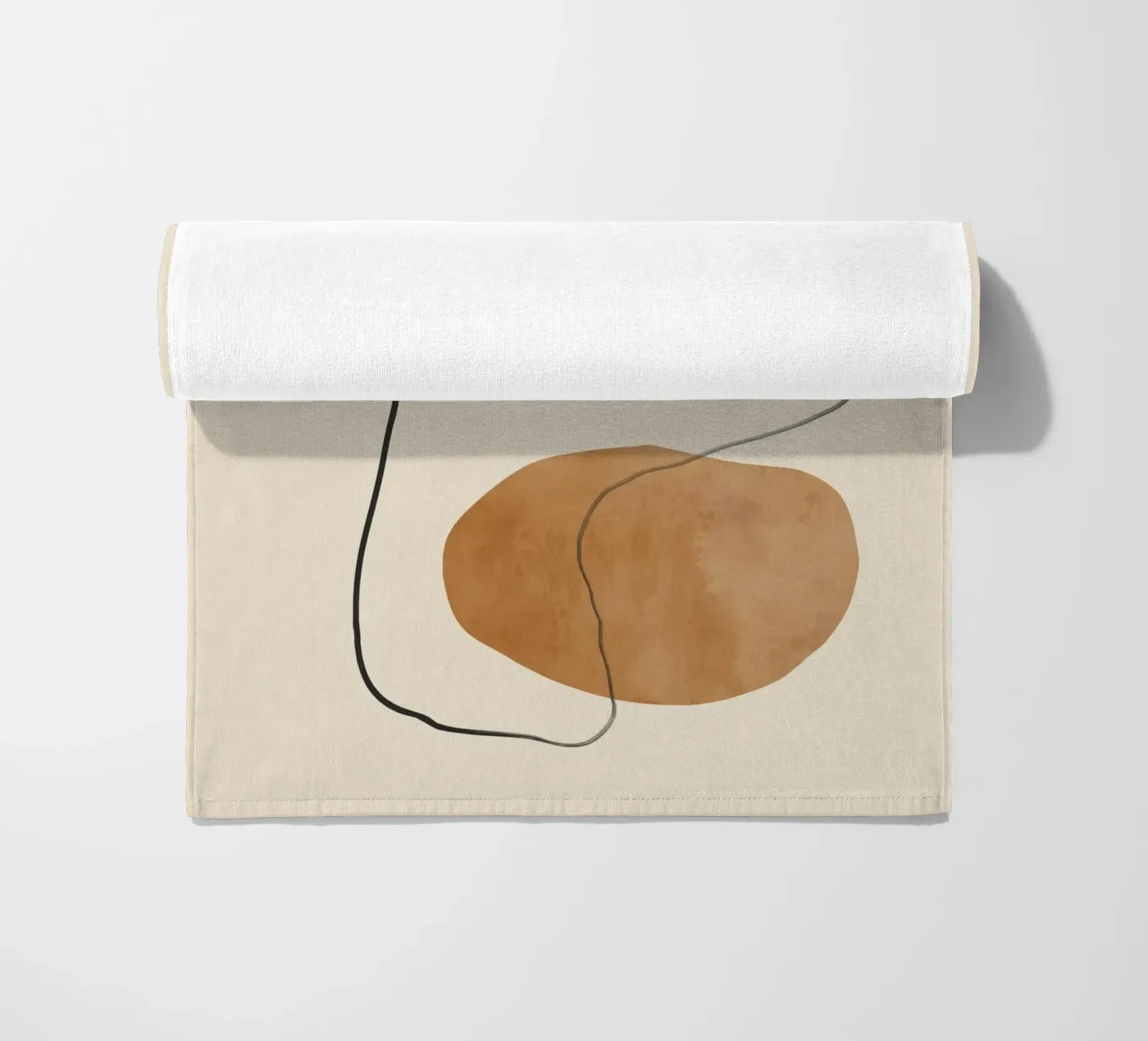 Stenen Stroom strandhanddoek van LeaDArt