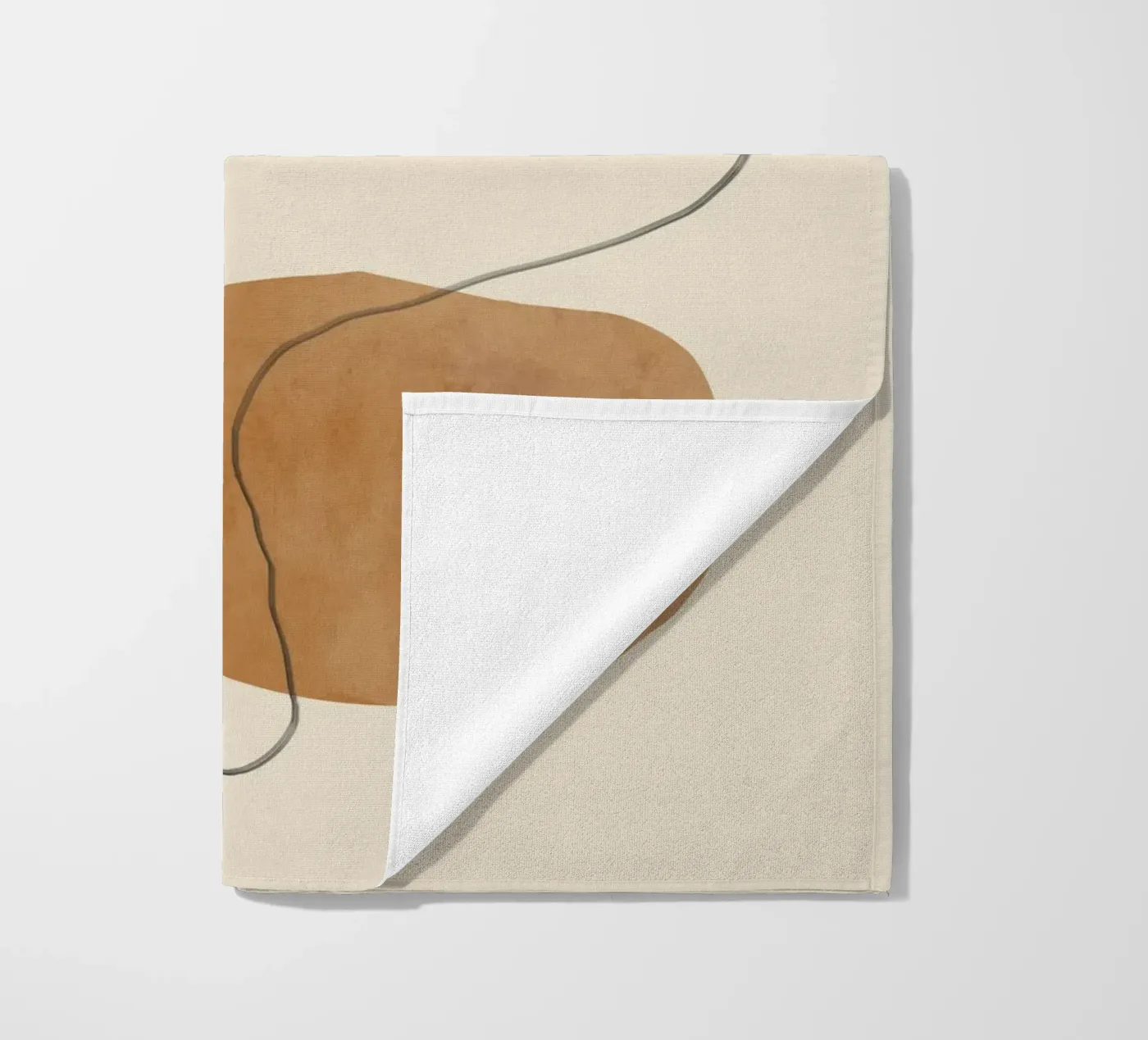 Stenen Stroom strandhanddoek van LeaDArt