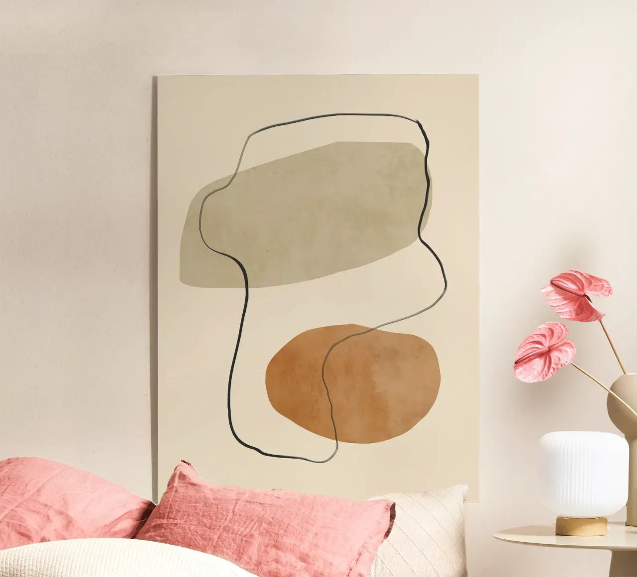 Stenen Stroom acryl van LeaDArt