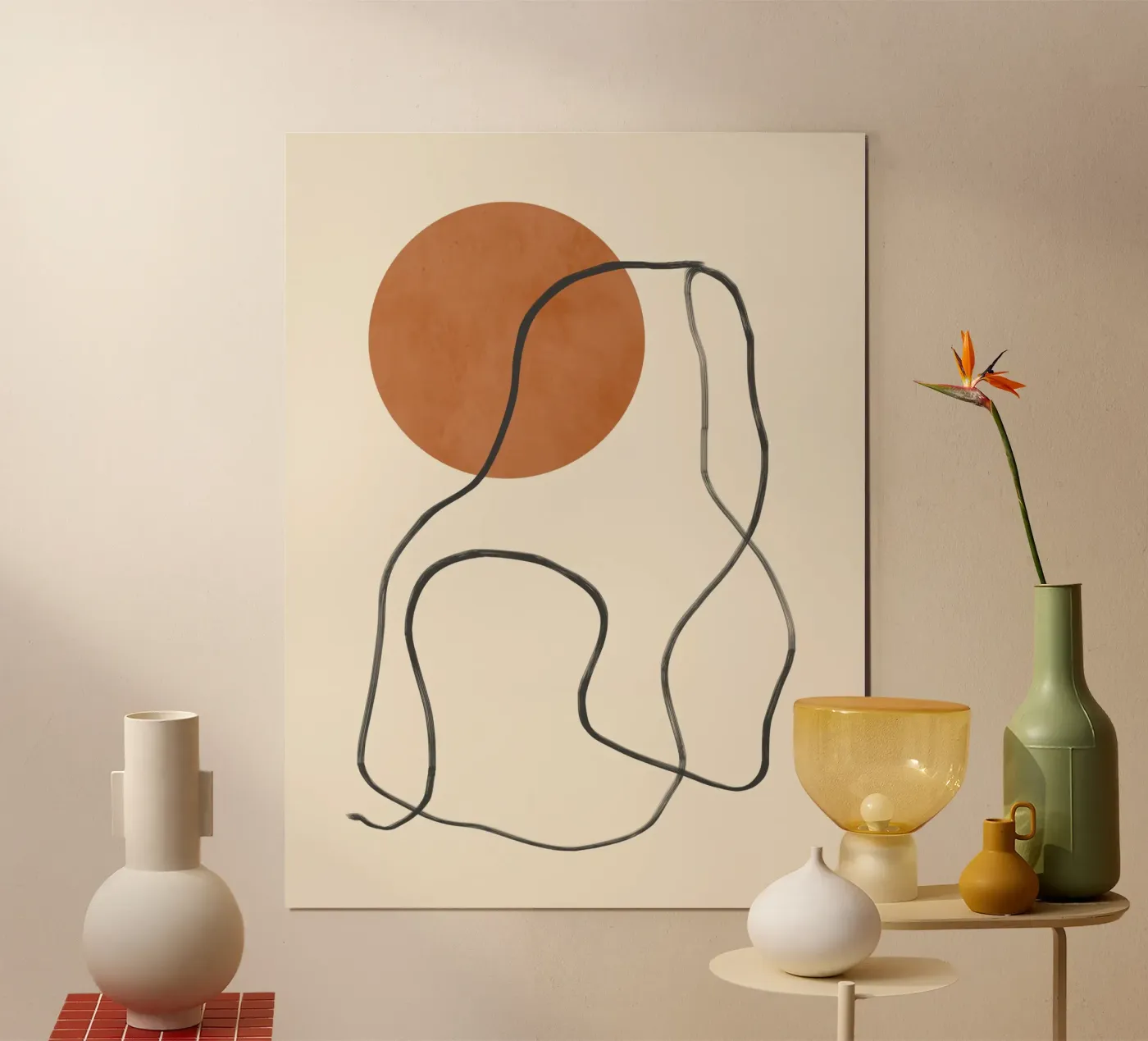 Zon Lijn poster van LeaDArt