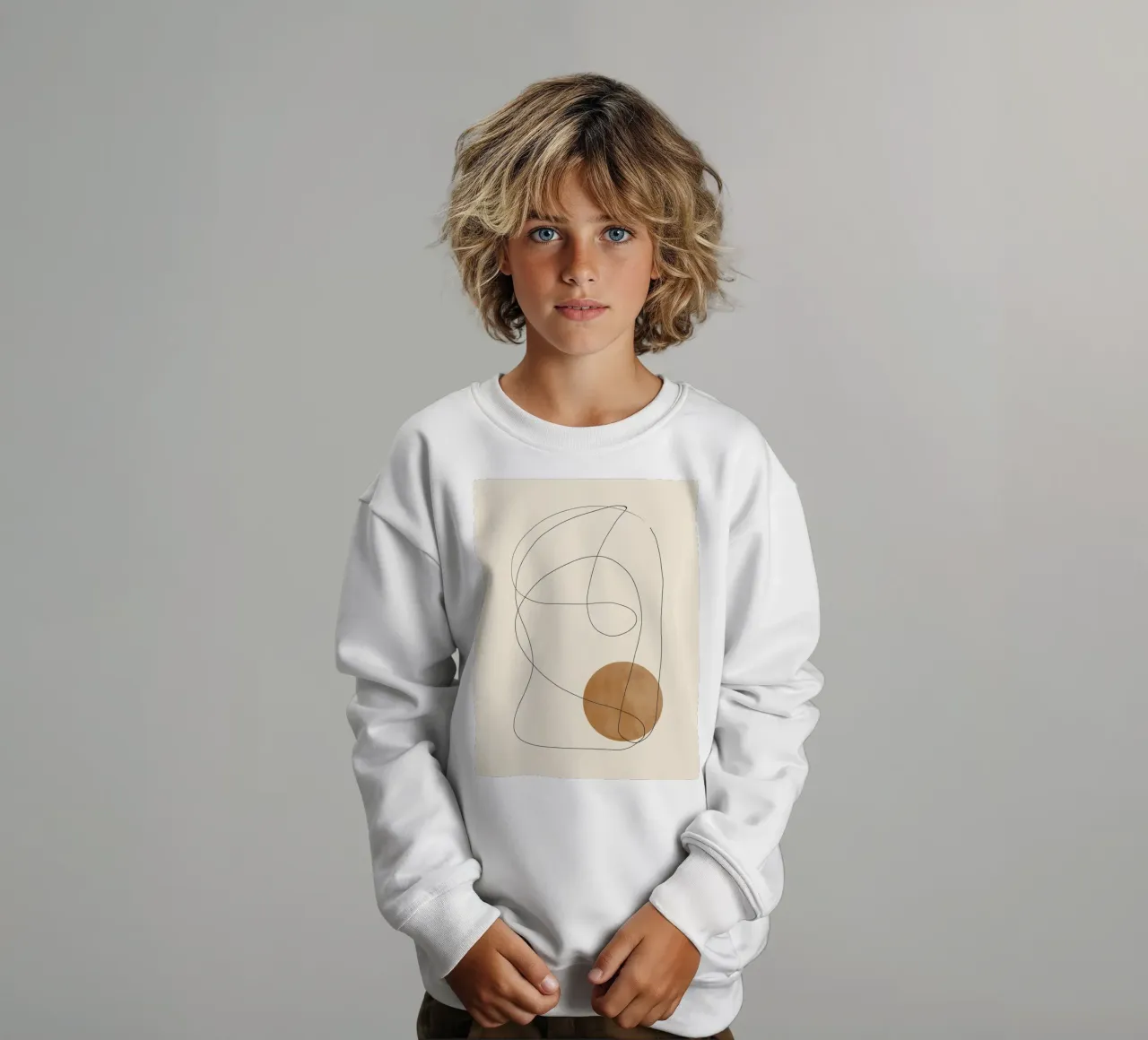 Danza in linea felpa bambino da LeaDArt