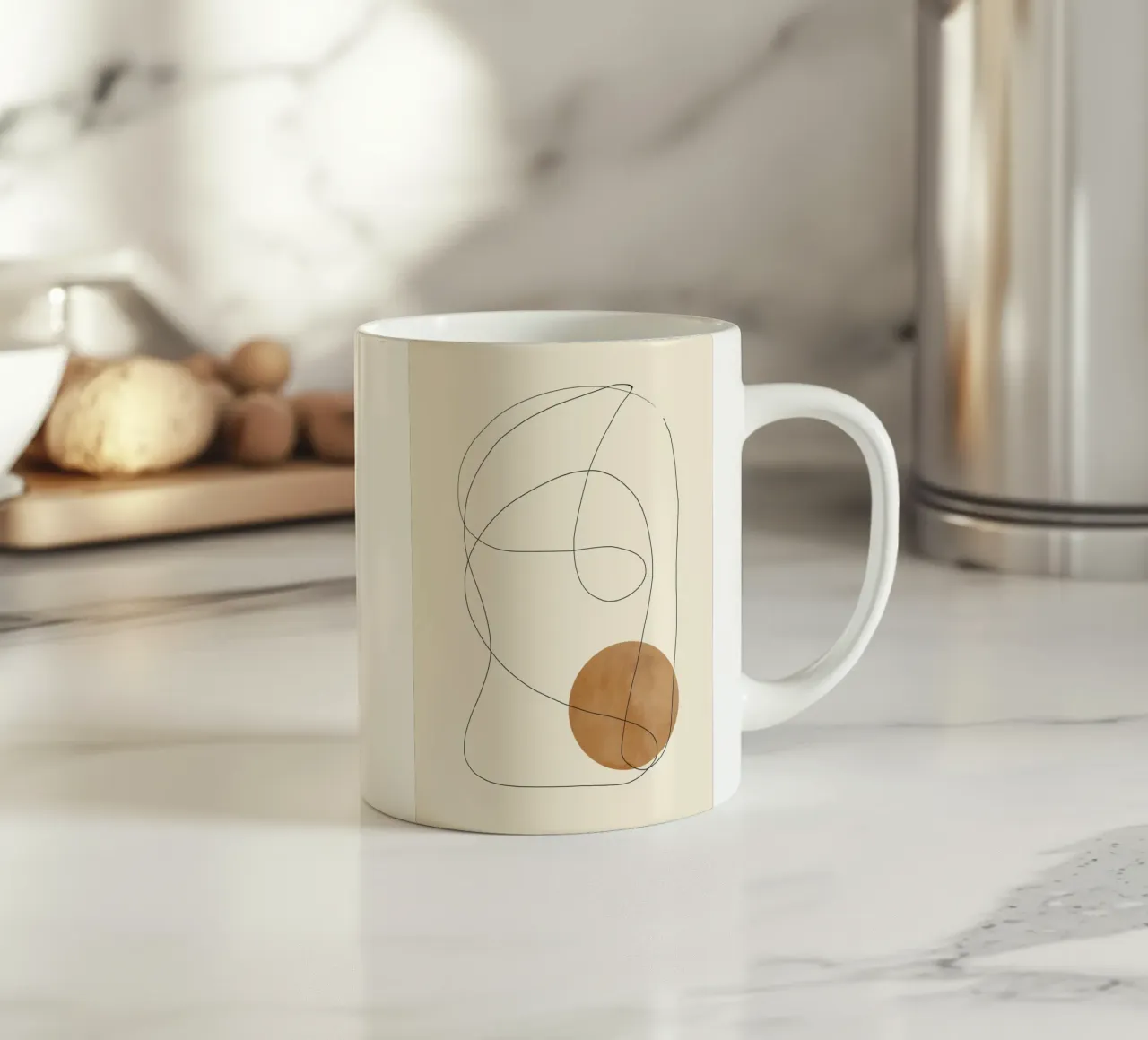 Danza in linea tazza in ceramica da LeaDArt