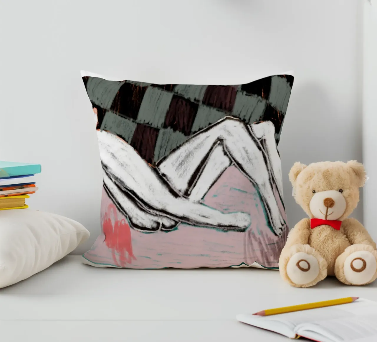 Afternoon decorative cushion by Silvaya