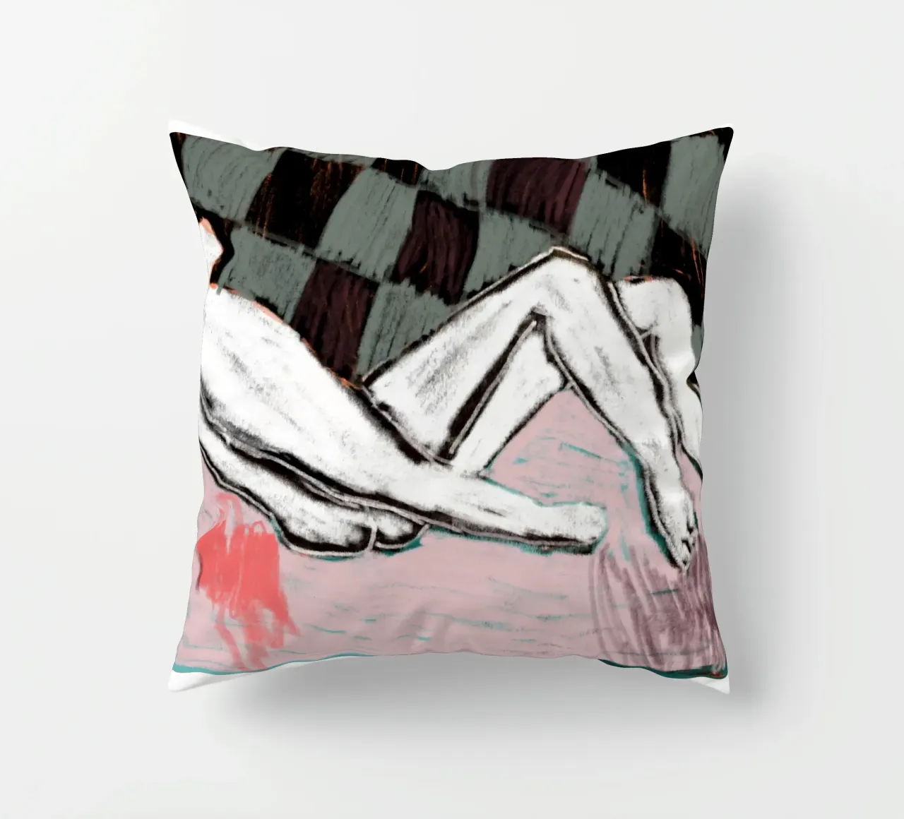 Afternoon decorative cushion by Silvaya
