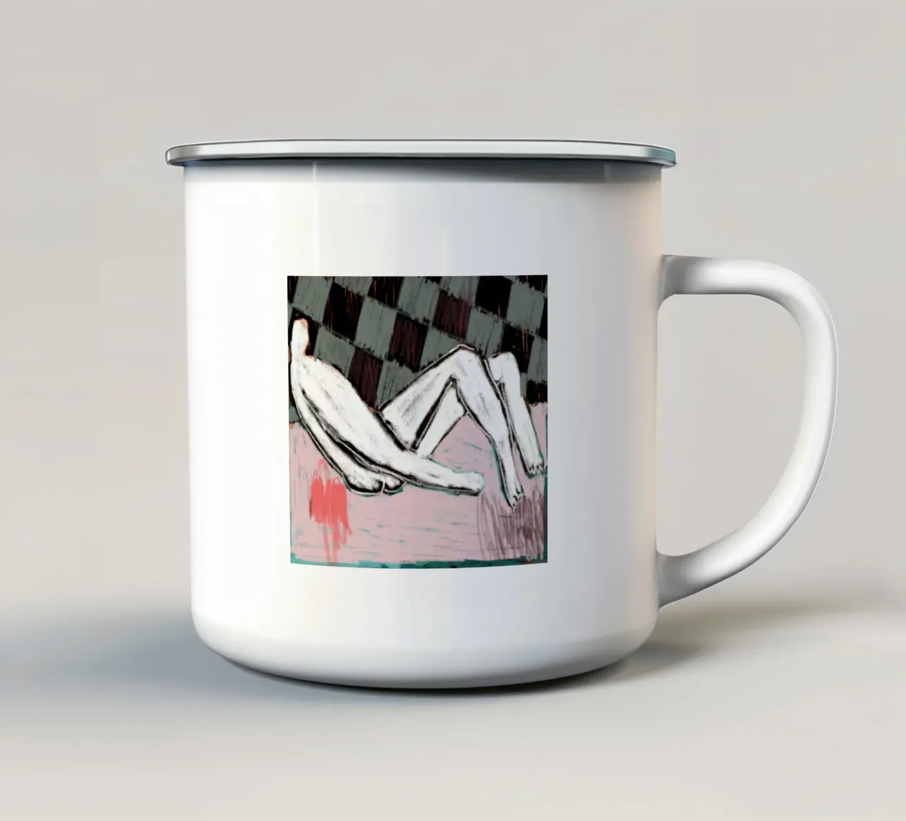 Afternoon tazza in smalto da Silvaya
