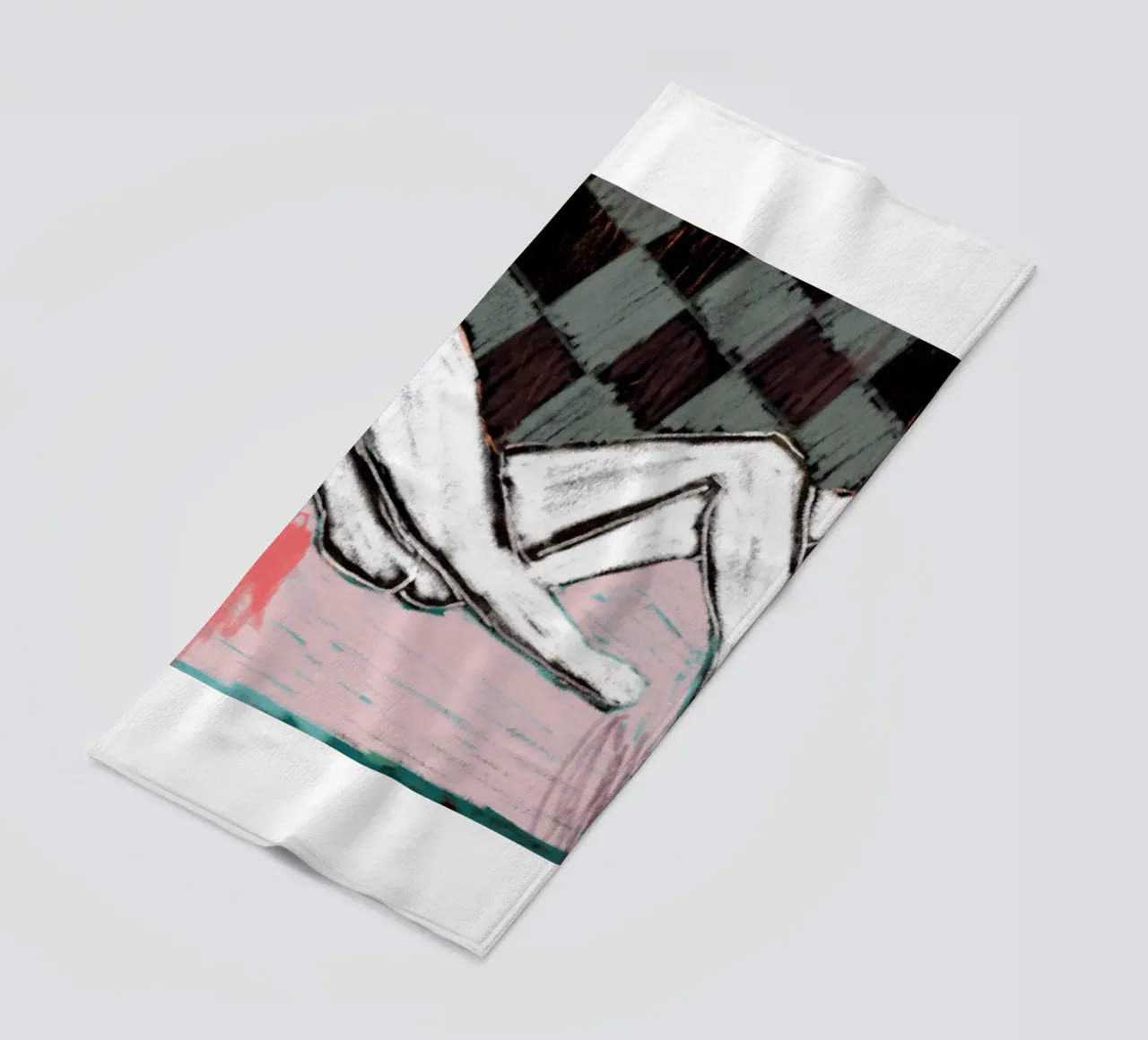 Afternoon beach towel by Silvaya