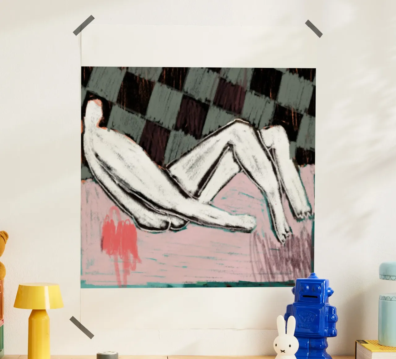 Afternoon poster with plastic frame by Silvaya