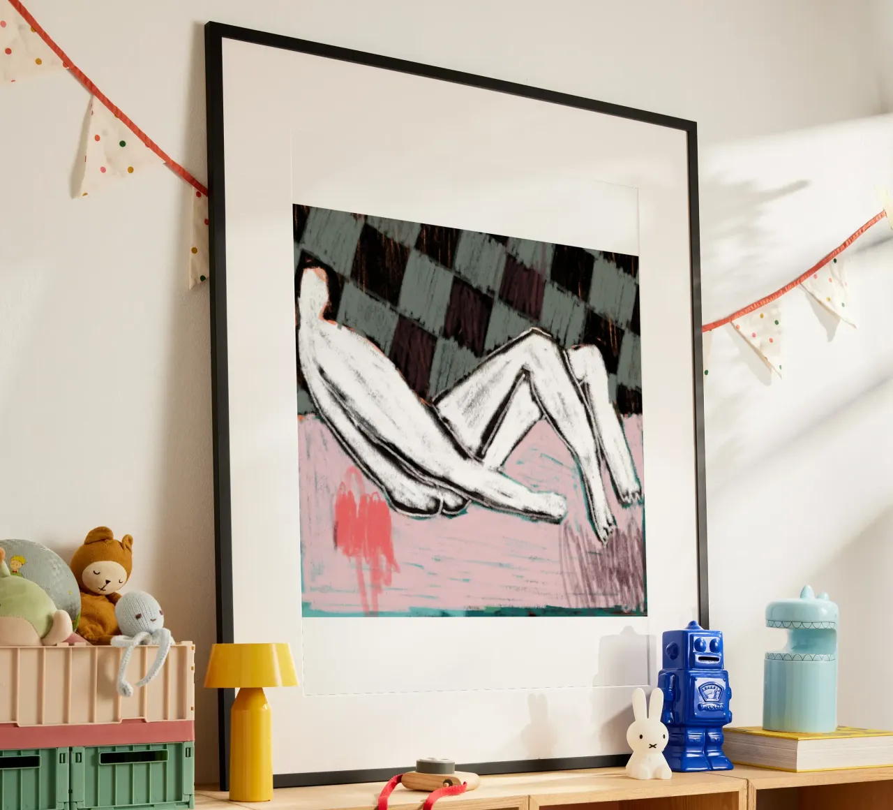Afternoon poster with plastic frame by Silvaya