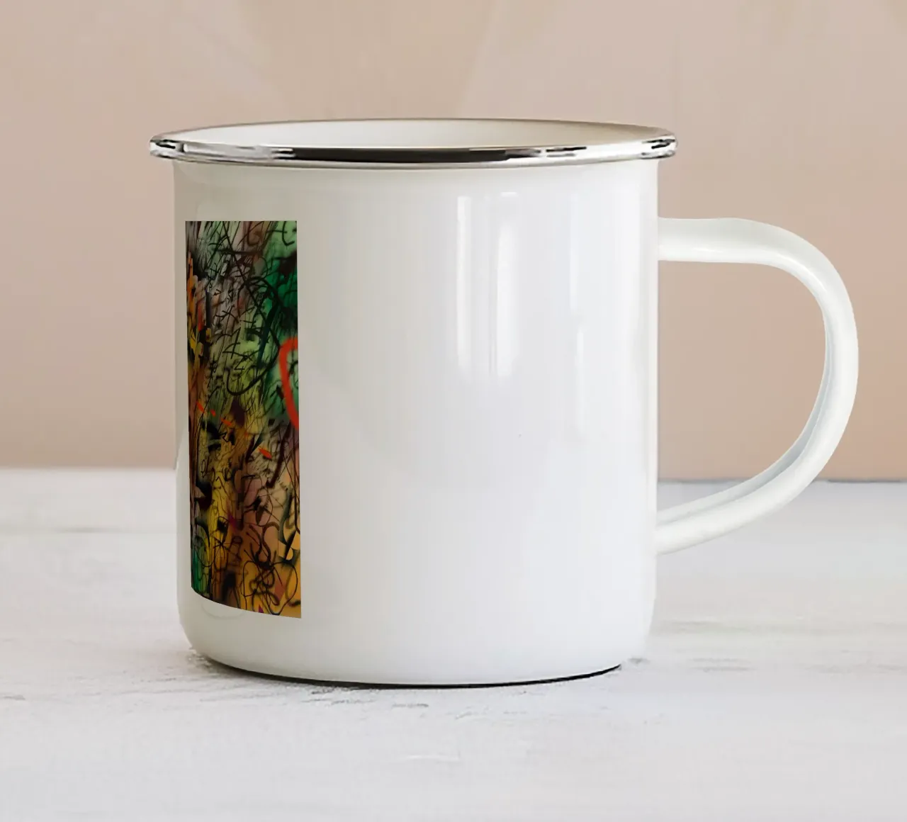 Anello tazza in smalto da Ruthie-Talavera