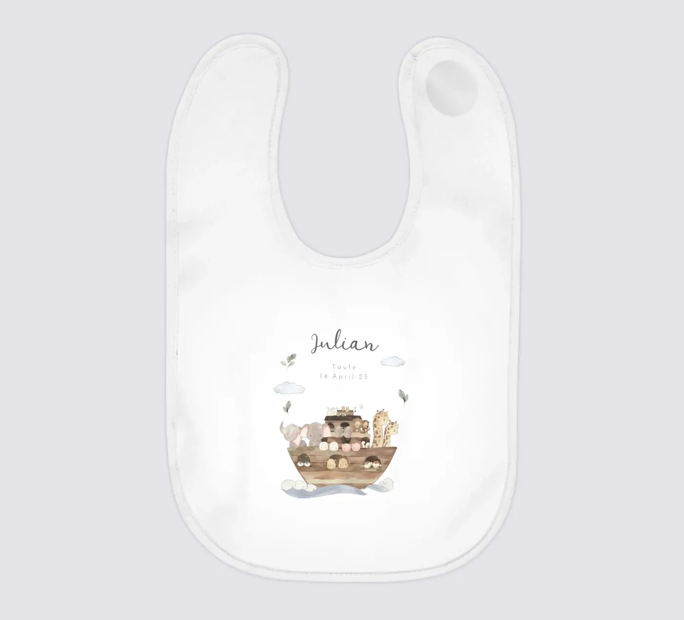 Ark baby slabbetje van Kartenliebe