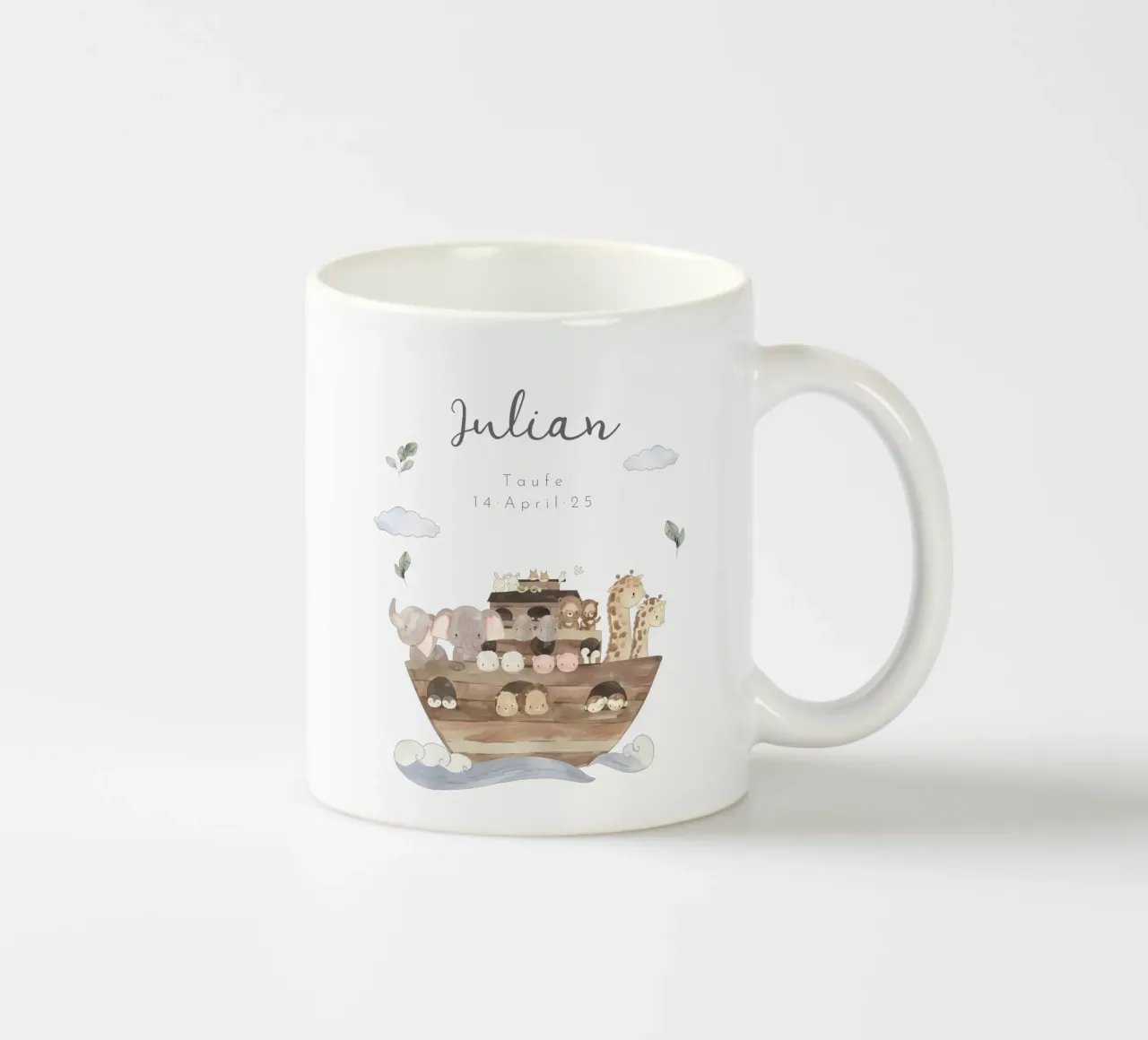 Ark ceramic mug by Kartenliebe
