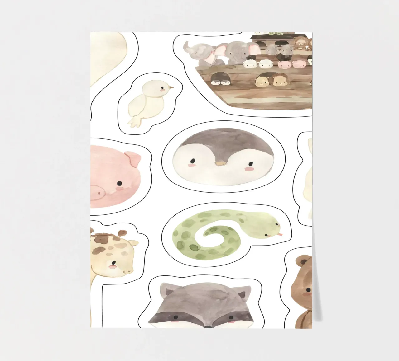 Ark sticker sheet by Kartenliebe