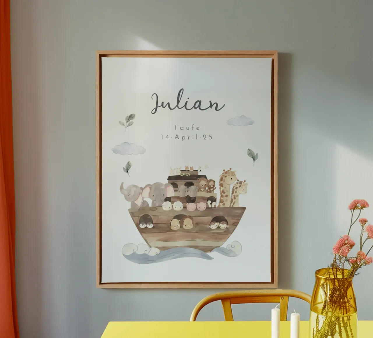 Ark canvas met Baklijst van Kartenliebe