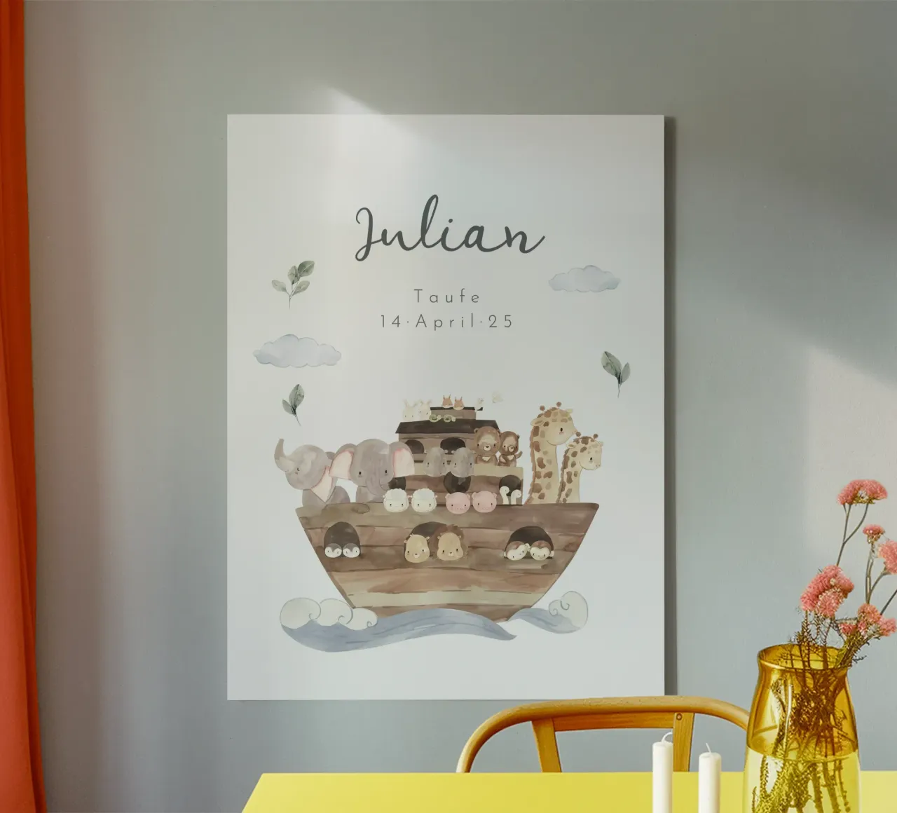 Ark canvas met Baklijst van Kartenliebe