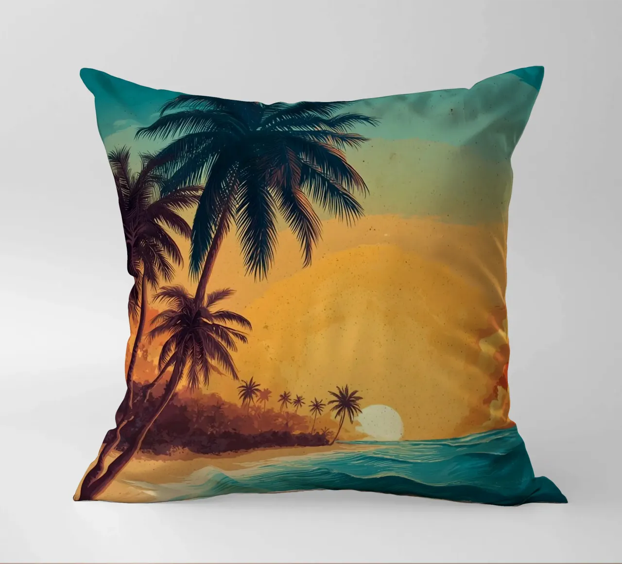 Isole Turks e Caicos cuscino da Vintage Travel Art