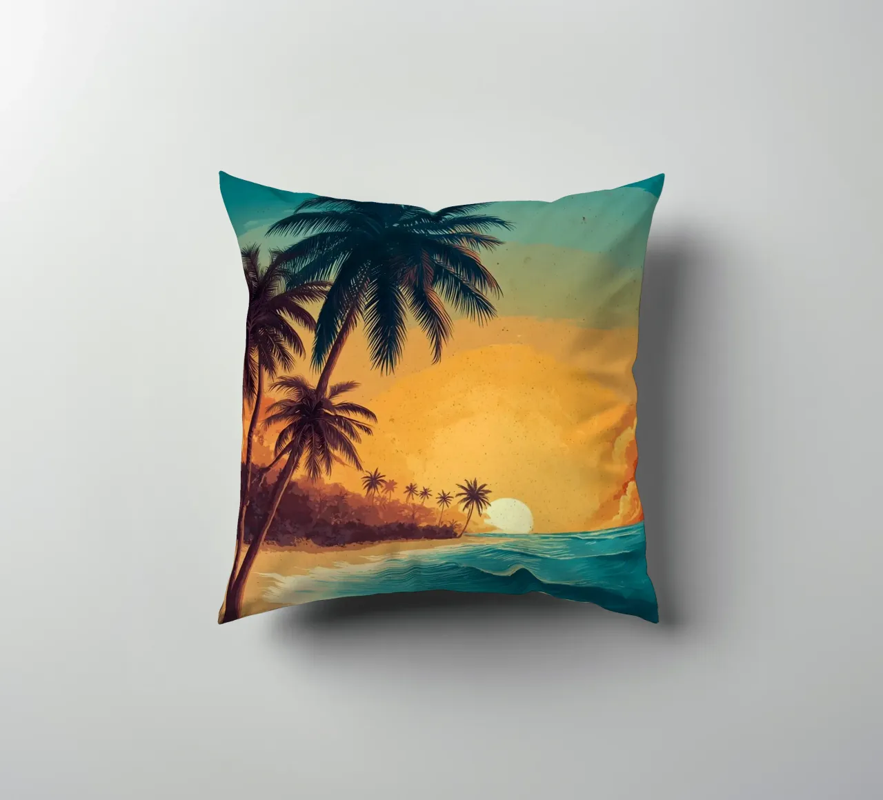 Isole Turks e Caicos cuscino da Vintage Travel Art
