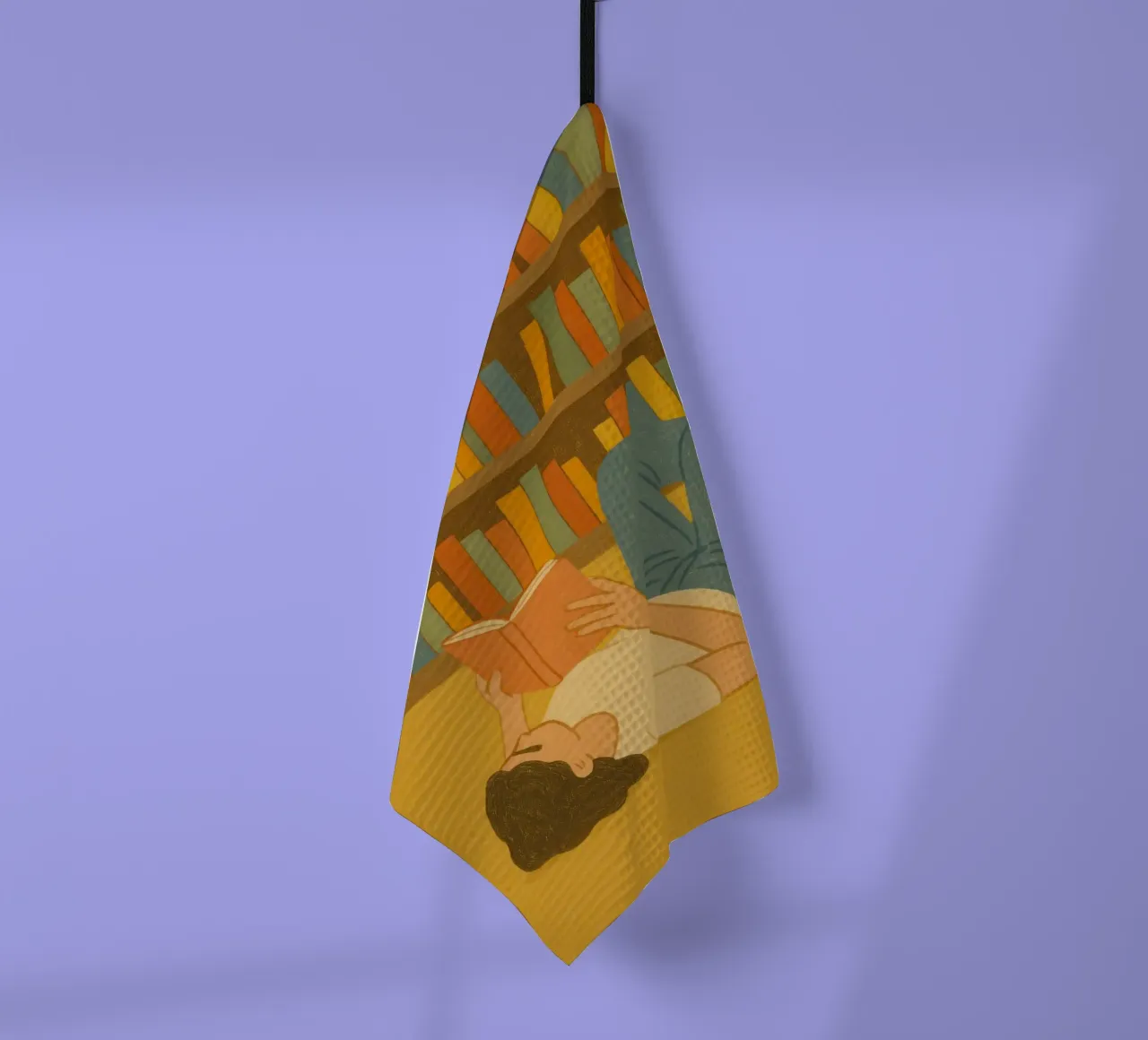 Book Lover’s Quiet Corner torchon de Attaboy Dsgn