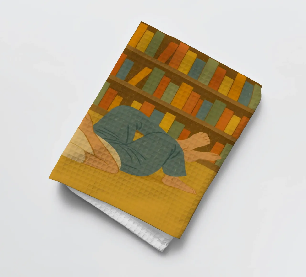 Book Lover’s Quiet Corner torchon de Attaboy Dsgn