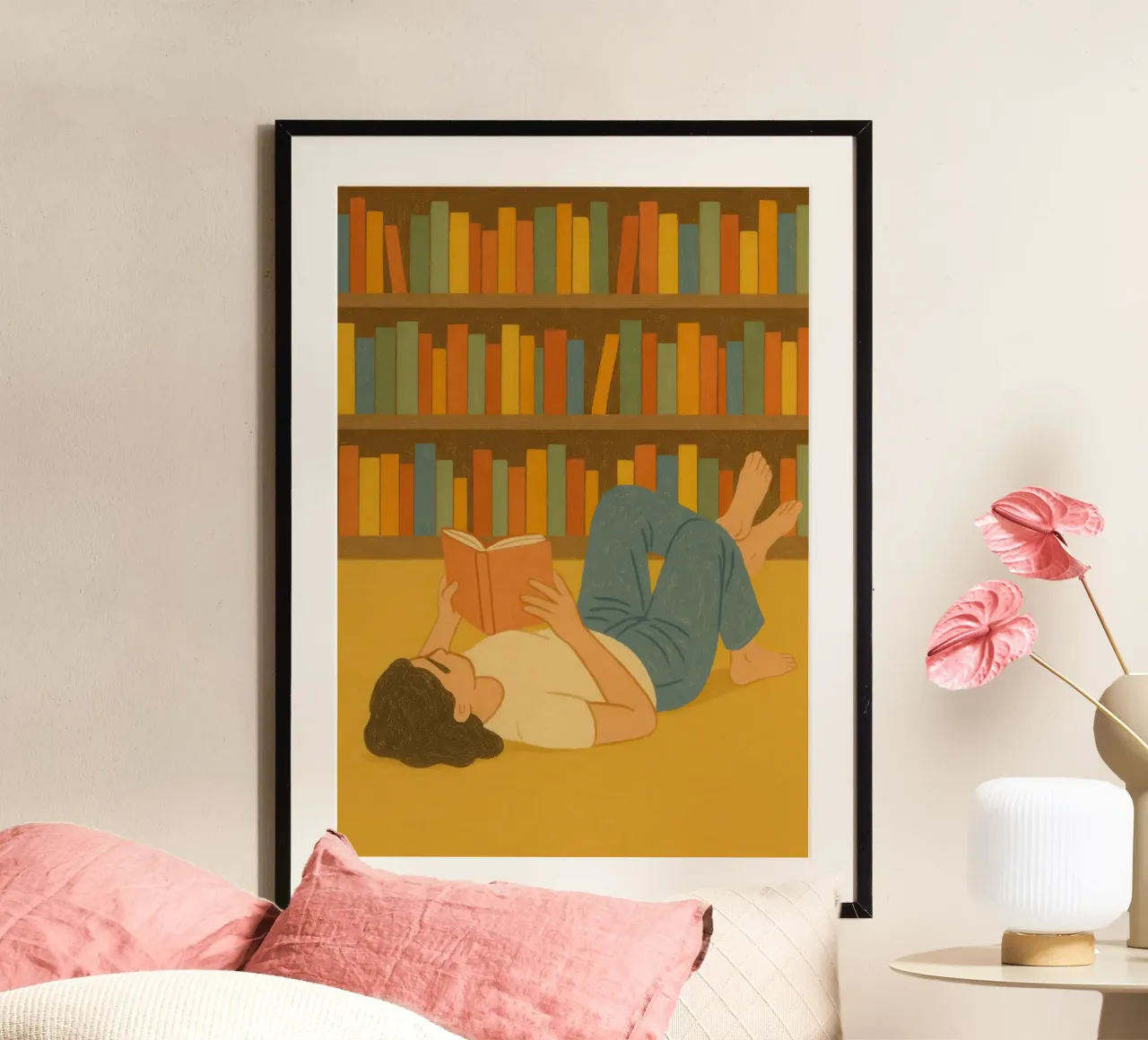 Book Lover’s Quiet Corner hahnemühle by Attaboy Dsgn