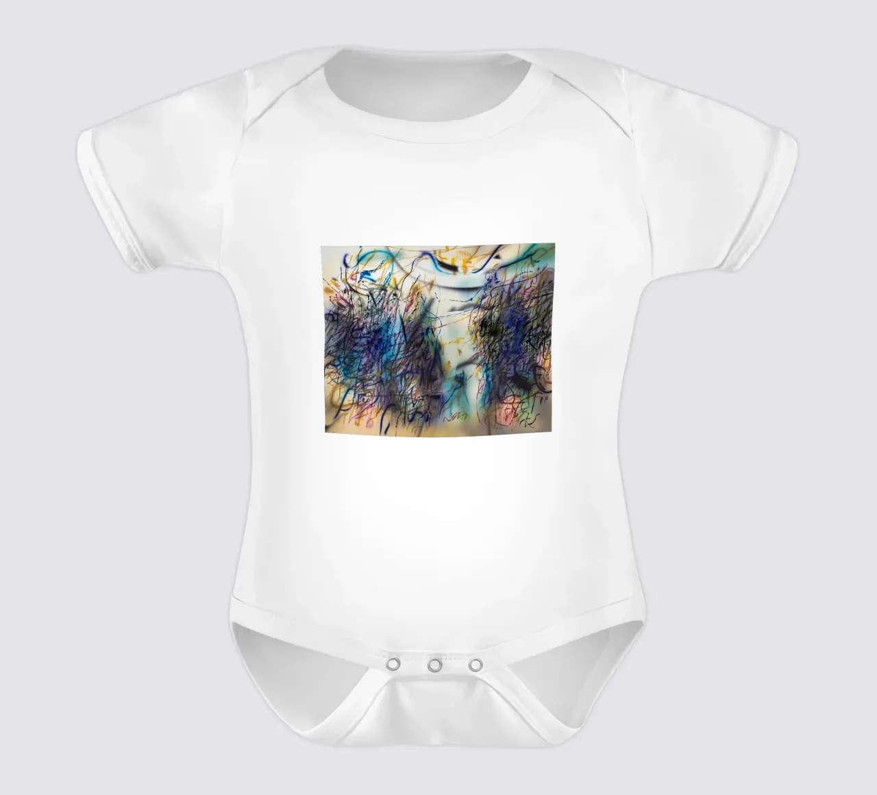 Auf dem Weg nach Bethlehem Kurzarm Babybody von Ruthie-Talavera