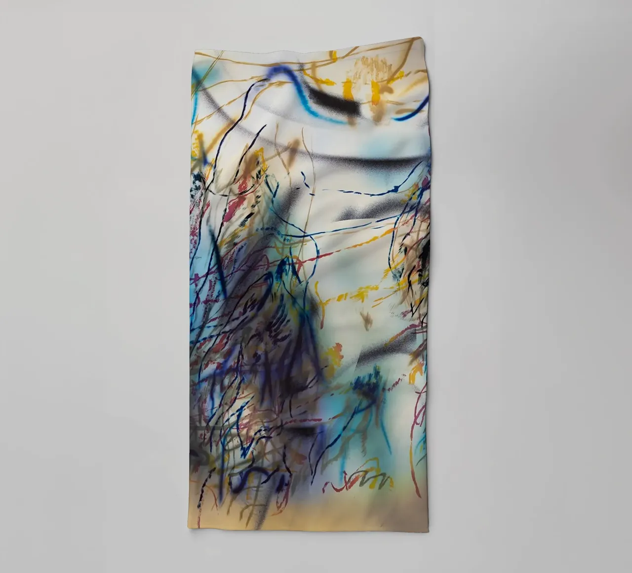 Slouching Towards Bethlehem towel by Ruthie-Talavera