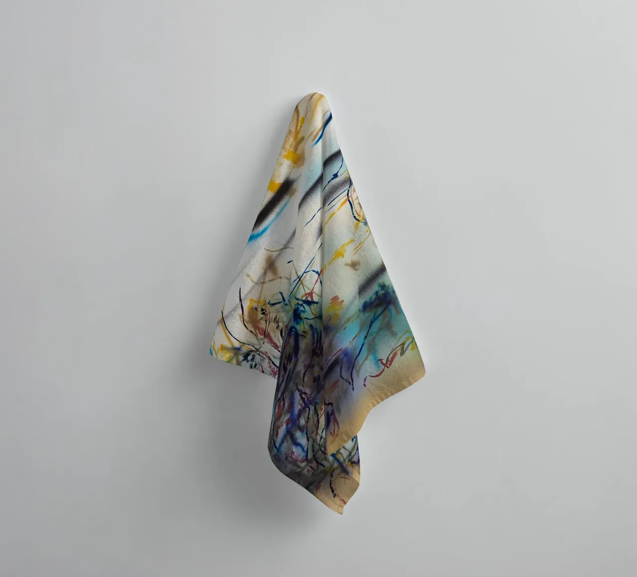 Slouching Towards Bethlehem towel by Ruthie-Talavera
