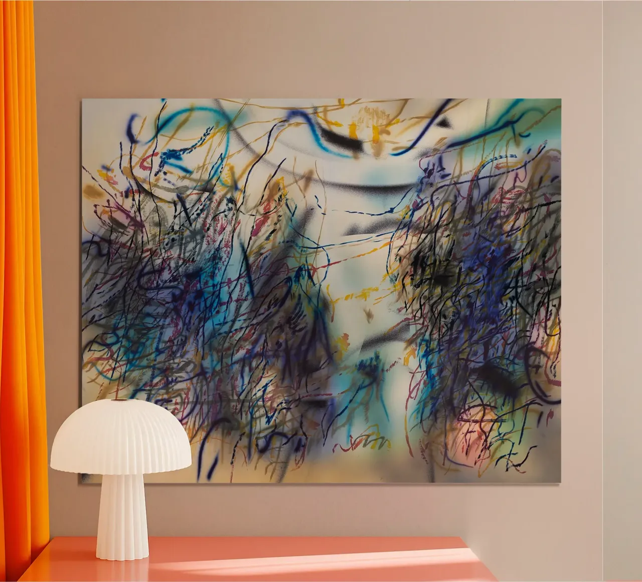Slouching Towards Bethlehem poster with wooden frame by Ruthie-Talavera