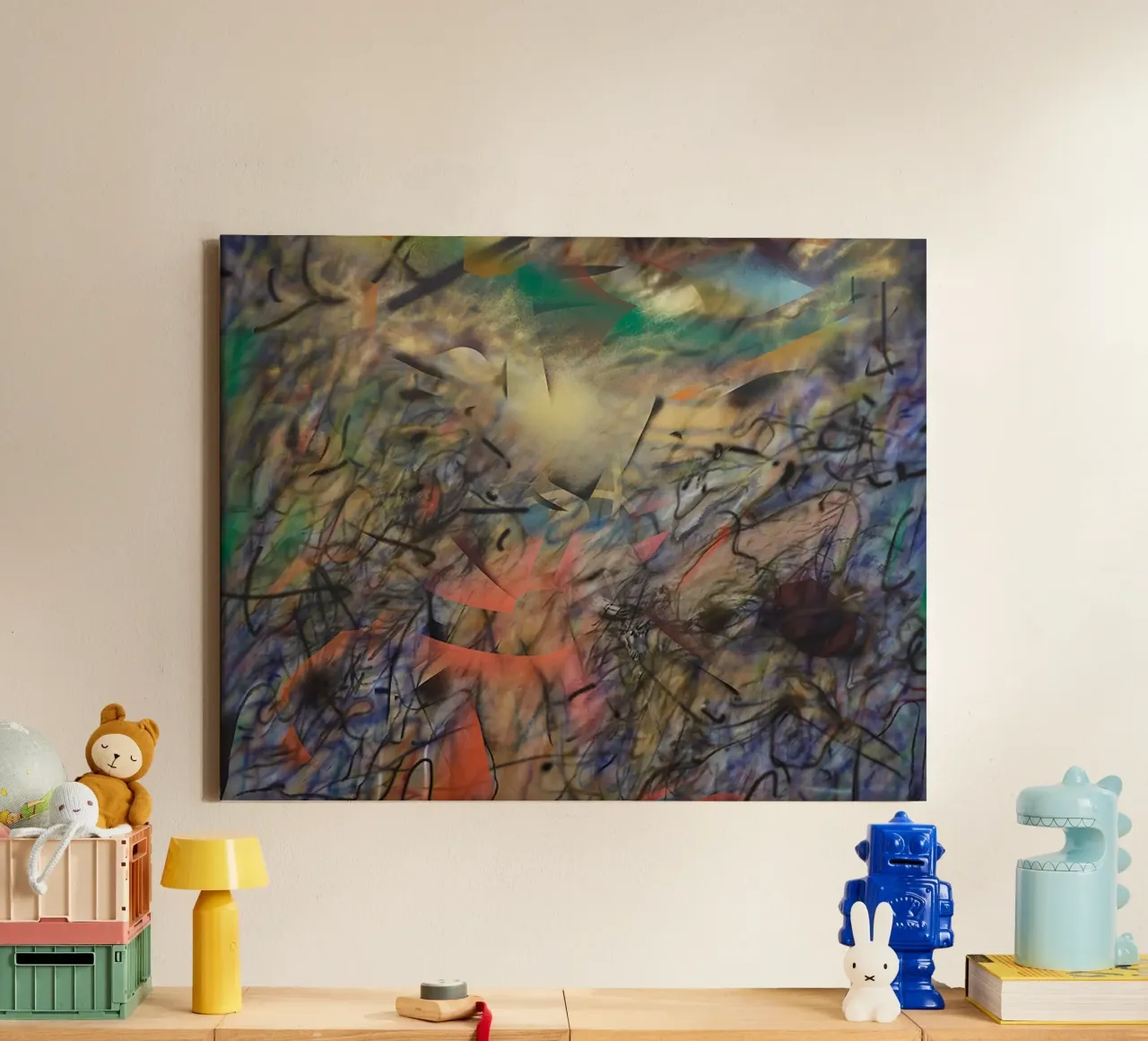 The Space of Half an Hour canvas by Ruthie-Talavera