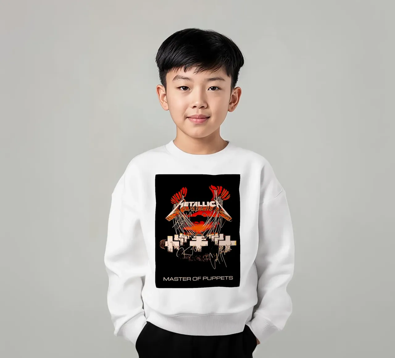 Metallichead - Master Of Puppets 3 felpa bambino da music soul