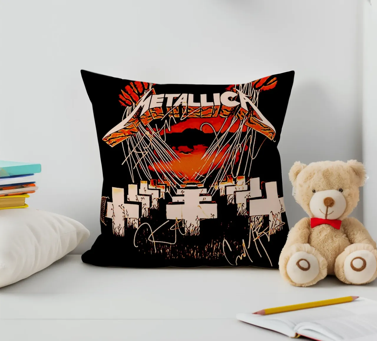 Metallichead - Master Of Puppets 3 cuscino da music soul