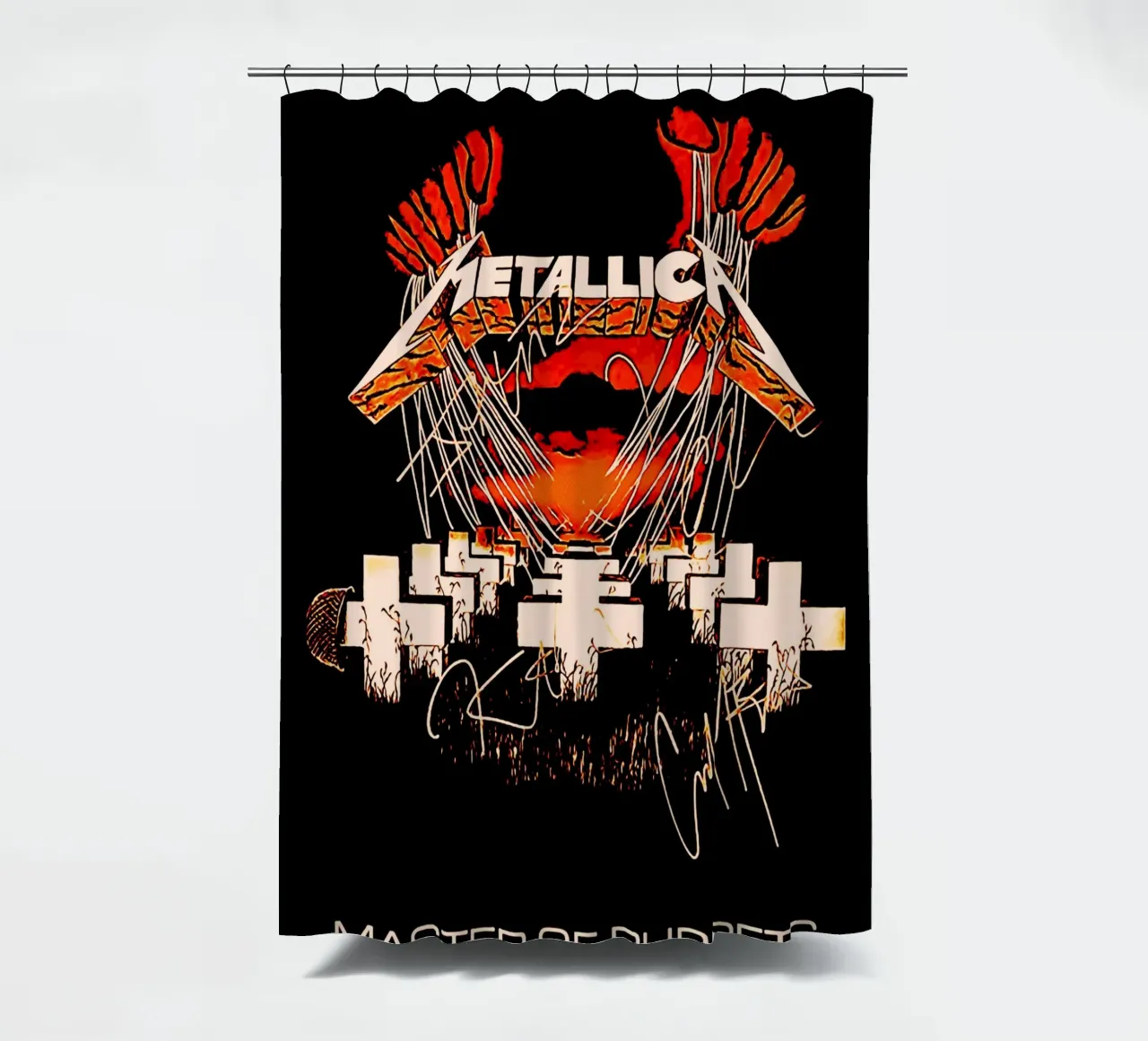 Metallichead - Master Of Puppets 3 tenda da doccia da music soul