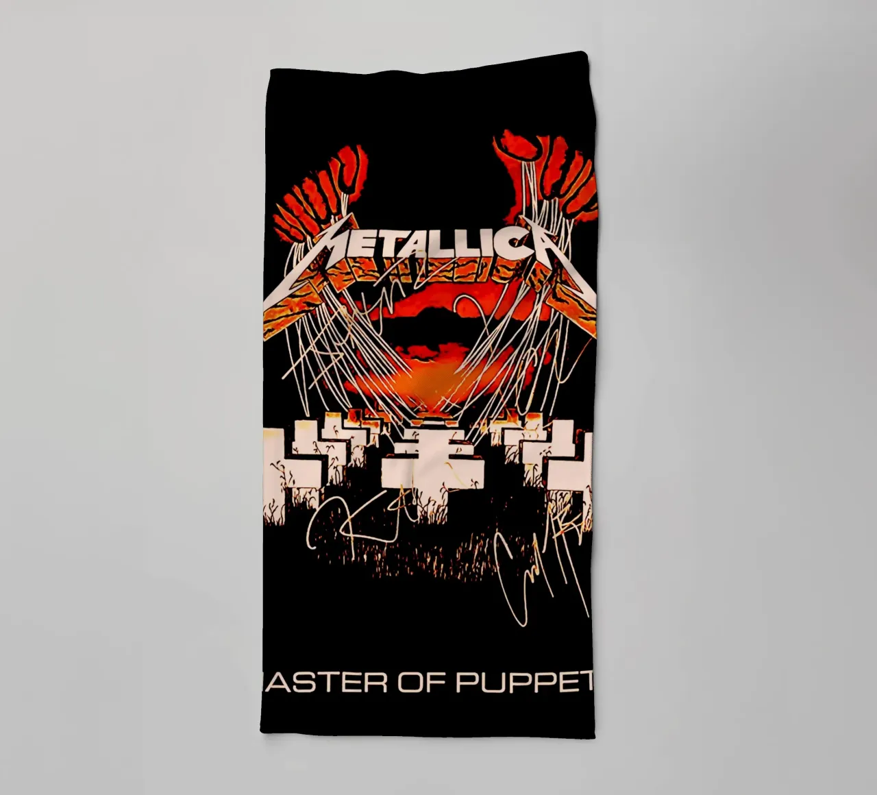 Metallichead - Master Of Puppets 3 asciugamano da bagno da music soul