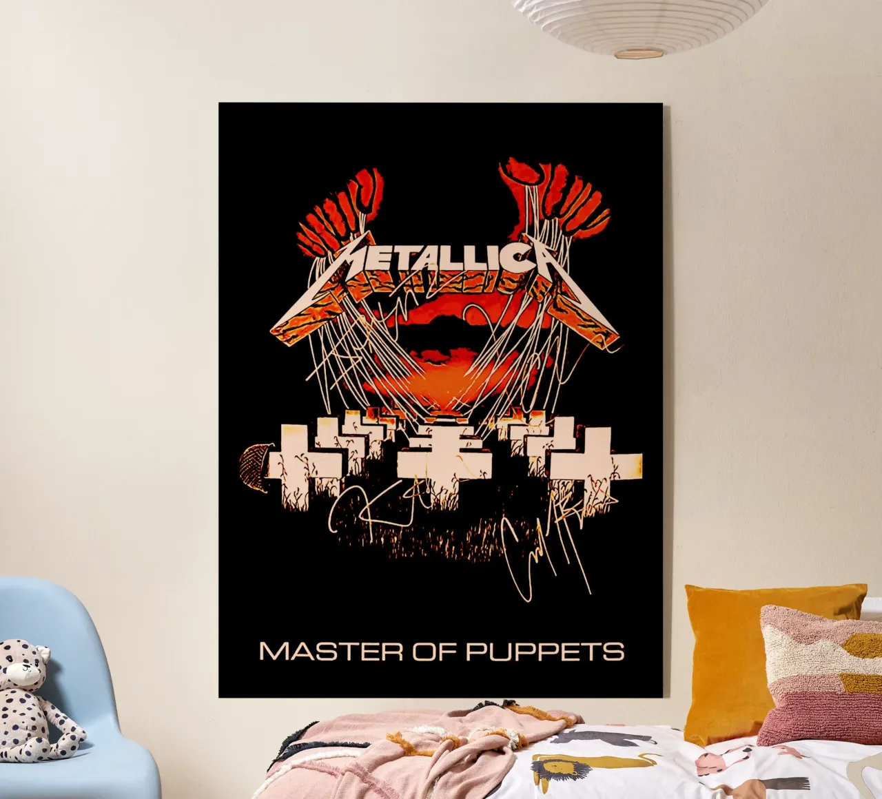 Metallichead - Master Of Puppets 3 plexiglass da music soul