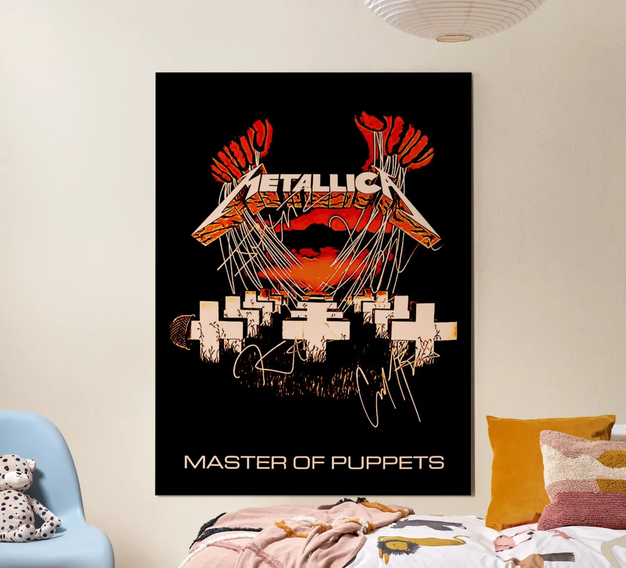 Metallichead - Master Of Puppets 3 carta hahnemühle da music soul