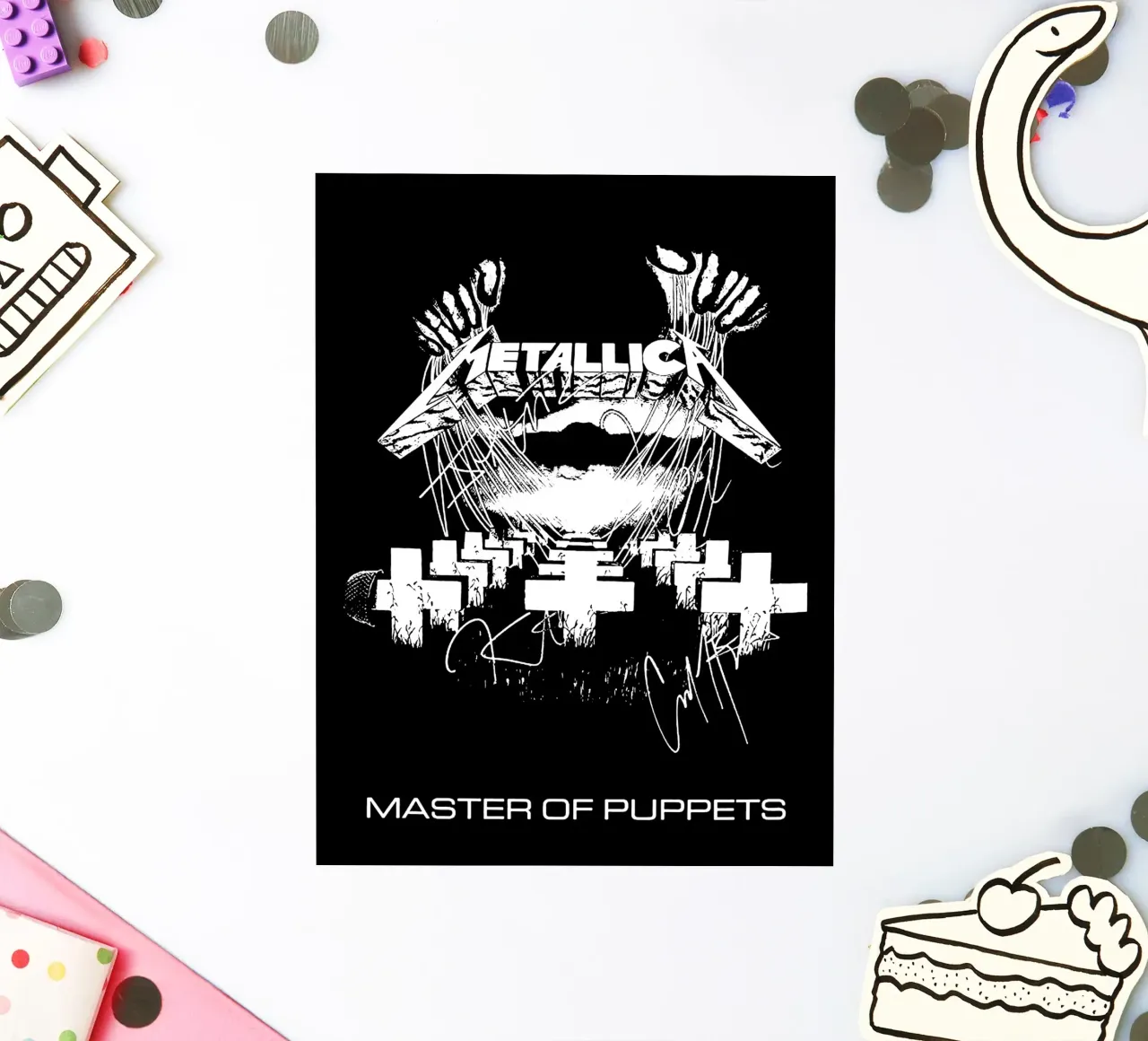 Metallichead - Master Of Puppets 2 adesivo da music soul